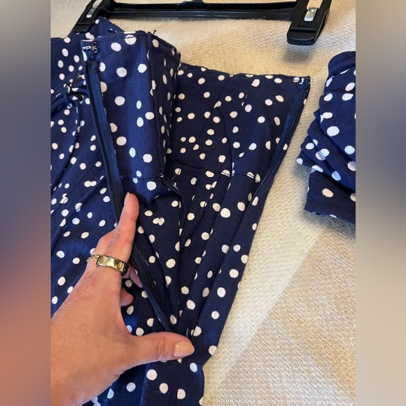 FREE PEOPLE SET |Polka dot One Bette Set - Bra Too and Ultra Wide Legged Pants - Picture 5 of 13